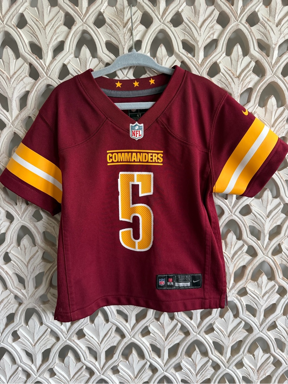 Nike Washington Commanders Jayden Daniels Jersey 4T